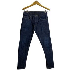 3Sixteen St-101X Slim Tapered Jeans Mens 30 Raw Denim Button Fly *NOT SELVEDGE*